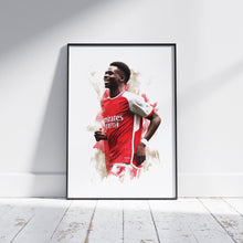 Bukayo Saka - 202324 - Home Kit - Football Poster - Football Print 1559060080