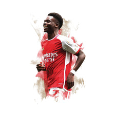 Bukayo Saka - 202324 - Home Kit - Football Poster - Football Print 1559060080