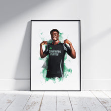Bukayo Saka - 202425 - Away Kit - Football Poster - Football Print 1766966344