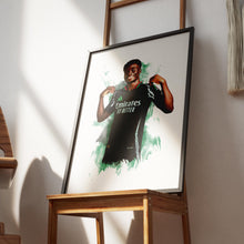 Bukayo Saka - 202425 - Away Kit - Football Poster - Football Print 1766966344