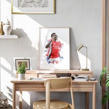 Bukayo Saka - 202425 - Home Kit - Football Poster - Football Print 1813185507