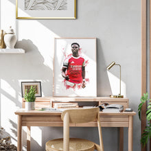 Bukayo Saka - 202526 - Home Kit - Football Poster - Football Print 4386295575