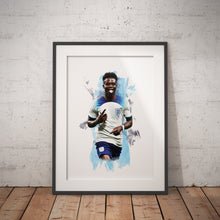 Bukayo Saka - England Star - Football Poster - Football Print 1052599071