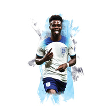 Bukayo Saka - England Star - Football Poster - Football Print 1052599071