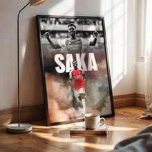 Bukayo Saka Football Poster Arsenal Football Art Print 4394645037