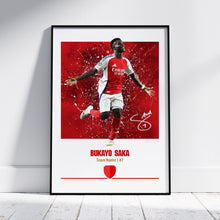 Bukayo Saka Poster Football Posters, Football Prints 1855930220