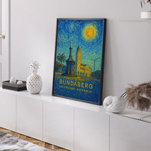Bundaberg Poster Print, Bundaberg Travel Poster, Bundaberg Van Gogh Style Wall Art, Bundaberg, Queensland, Australia