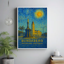 Bundaberg Poster Print, Bundaberg Travel Poster, Bundaberg Van Gogh Style Wall Art, Bundaberg, Queensland, Australia