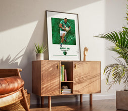 Bundee Aki Poster Irish Rugby Wall Art, Rugby Gift for Fans 4407056054