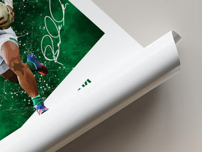 Bundee Aki Poster Irish Rugby Wall Art, Rugby Gift for Fans 4407056054