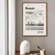Busan Art Print  Busan Poster  Busan Wall Art  Mid Century Poster  Travel Print Art  South Korea  Vintage Poster 1569619236