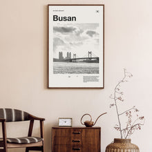 Busan Art Print  Busan Poster  Busan Wall Art  Mid Century Poster  Travel Print Art  South Korea  Vintage Poster 1569619236