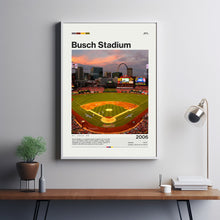 Busch Stadium Poster, St. Louis Cardinals Poster Print, MLB Stadium Poster, Baseball Fan Gift Print