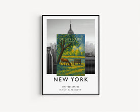 Bushy Park London Poster, Travel Print, Royal Parks, Hampton Court Palace, Richmond Upon Thames, Kingston, Teddington, East Molesey, Art (2)