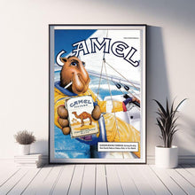 CAMEL Vintage Cigarette Poster, Cigarettes Collection Ad Wall Art, Vintage Design Advertisement, Retro Poster 1862657417