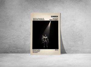 CREED POSTER - Movie Poster - Mid Century Modern Poster - Minimalist Poster - Printable Art - Digital Art - Home Decor - Wall Art - Rocky 1467410101