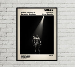 CREED POSTER - Movie Poster - Mid Century Modern Poster - Minimalist Poster - Printable Art - Digital Art - Home Decor - Wall Art - Rocky 1467410101