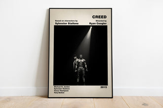 CREED POSTER - Movie Poster - Mid Century Modern Poster - Minimalist Poster - Printable Art - Digital Art - Home Decor - Wall Art - Rocky 1467410101