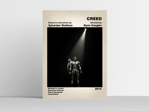 CREED POSTER - Movie Poster - Mid Century Modern Poster - Minimalist Poster - Printable Art - Digital Art - Home Decor - Wall Art - Rocky 1467410101