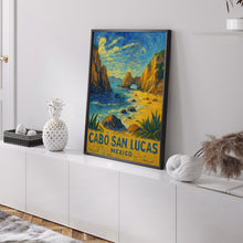 Cabo San Lucas Travel Poster, Cabo San Lucas Mexico City Travel Poster Print, Cancun, Cabo San Lucas Travel Poster Wall Art