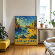Cabo San Lucas Travel Poster, Cabo San Lucas Mexico City Travel Poster Print, Cancun, Cabo San Lucas Travel Poster Wall Art