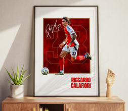 Calafiori Football Poster North London Club Wall Art 4384902306