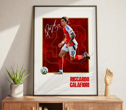 Calafiori Football Poster North London Club Wall Art 4384902306