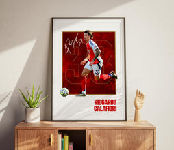 Calafiori Football Poster North London Club Wall Art 4384902306