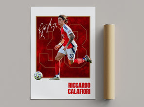 Calafiori Football Poster North London Club Wall Art 4384902306