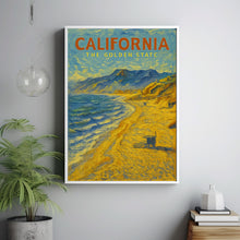 California Poster, California Wall Art, California Art Print, Southern California Print, Northern California Wall Art, Surfboard Wall Art
