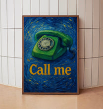 Call Me Retro Telephone Pink And Green Retro Print - Aesthetic Minimalist Retro Style, 70s 80s 90s Phone, Romance, Preppy Trendy, Funky Cute