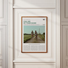 Call Me by Your Name, Luca Guadagnino, Retro Movie Poster, Custom Movie Poster Print 4421169299
