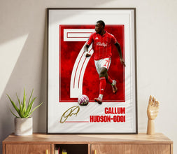 Callum Hudson-Odoi Poster Nottingham Football Gift, Soccer Print 4394266695
