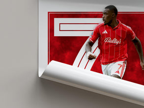 Callum Hudson-Odoi Poster Nottingham Football Gift, Soccer Print 4394266695