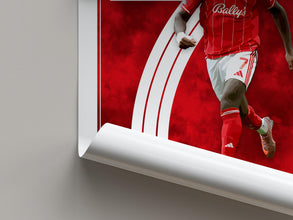 Callum Hudson-Odoi Poster Nottingham Football Gift, Soccer Print 4394266695
