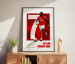 Callum Hudson-Odoi Poster Nottingham Football Gift, Soccer Print 4394266695