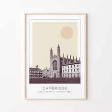 Cambridge Poster Print, Cambridge Travel Poster, Cambridge Minimalistic Wall Art, Cambridge, Massachusetts, United States 1868247186