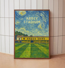 Cambridge United Abbey Stadium Illustration - Contemporary Art Print - FRAMED or UNFRAMED - Football Gifts for Him - Customised Options