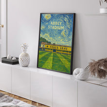 Cambridge United Abbey Stadium Illustration - Contemporary Art Print - FRAMED or UNFRAMED - Football Gifts for Him - Customised Options