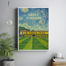 Cambridge United Abbey Stadium Illustration - Contemporary Art Print - FRAMED or UNFRAMED - Football Gifts for Him - Customised Options