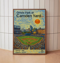Camden Yard Poster, Orioles Poster, Minimalist, Helvetica, Mid-Century Modern, Baseball Art, Baseball Stadium Poster, Camden Yard at Oriole