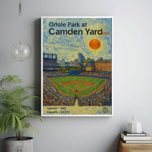 Camden Yard Poster, Orioles Poster, Minimalist, Helvetica, Mid-Century Modern, Baseball Art, Baseball Stadium Poster, Camden Yard at Oriole