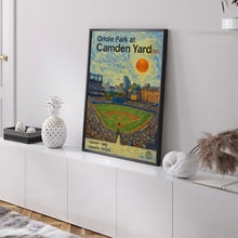 Camden Yard Poster, Orioles Poster, Minimalist, Helvetica, Mid-Century Modern, Baseball Art, Baseball Stadium Poster, Camden Yard at Oriole