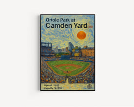 Camden Yard Poster, Orioles Poster, Minimalist, Helvetica, Mid-Century Modern, Baseball Art, Baseball Stadium Poster, Camden Yard at Oriole