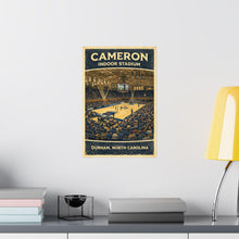 Cameron Indoor Stadium Poster  Duke Basketball Arena Print  Durham North Carolina Vintage Wall Art  College Basketball Gift 4485259449