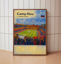 Camp Nou Stadium - Home of F.C Barcelona,  Sports Posters, Office Wall Art, Basement Poster, Game Room Poster