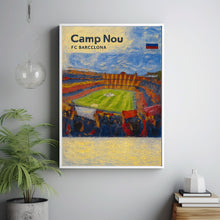 Camp Nou Stadium - Home of F.C Barcelona,  Sports Posters, Office Wall Art, Basement Poster, Game Room Poster