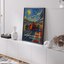 Canadian Grand Prix Poster – Iconic Formula 1 Race in Montreal at Circuit Gilles Villeneuve