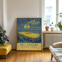 Canadiens NHL  Bell Centre  Black and White  Poster  Wall Art