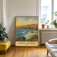Canary Islands Print, Canary Islands Photo Poster, Canary Islands Travel Wall Art, Canary Islands Map Print, Canary Van Gogh Style Print, Spain